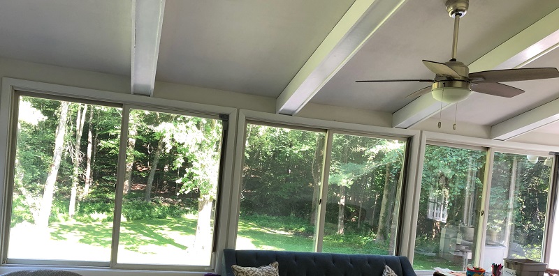 Porch window installation in Greenwich 